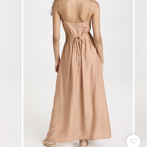 Moon River cut out maxi dress in terracotta Sz. large NWT - Picture 4 of 11